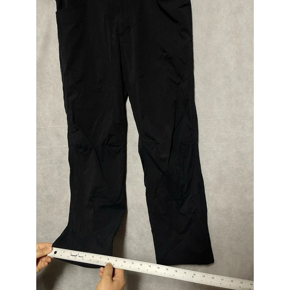 Mountain Hardwear Pants Men 34x30 Black Wildlands Cargo Softshell Ripstop OM4953